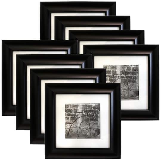 8 Pack: Black Frame with Mat, Gallery&#x2122; by Studio D&#xE9;cor&#xAE;